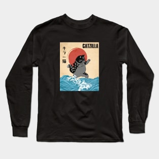 Catzilla Kaiju Long Sleeve T-Shirt